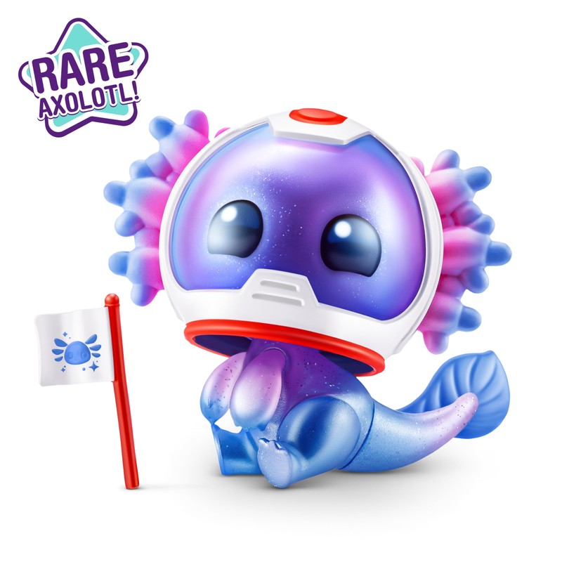 5 Surprise A-Lot-A Axolotls, Series 1, Surprise Themed Axolotls with