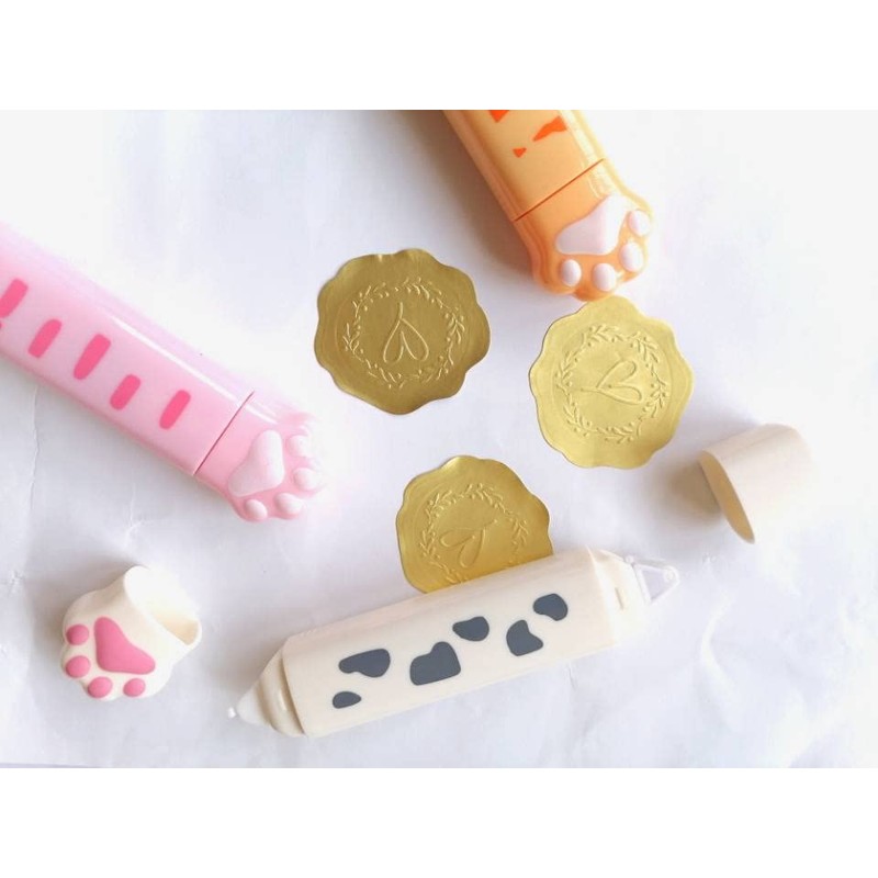 MEISO Pack of 3 Mini Correction Rollers, Cat Paw Correction
