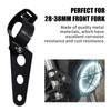 Biqing 2PCS Motorcycle Headlight Brackets 28mm-38mm,Universal Motorbike Modified Headlight Mount