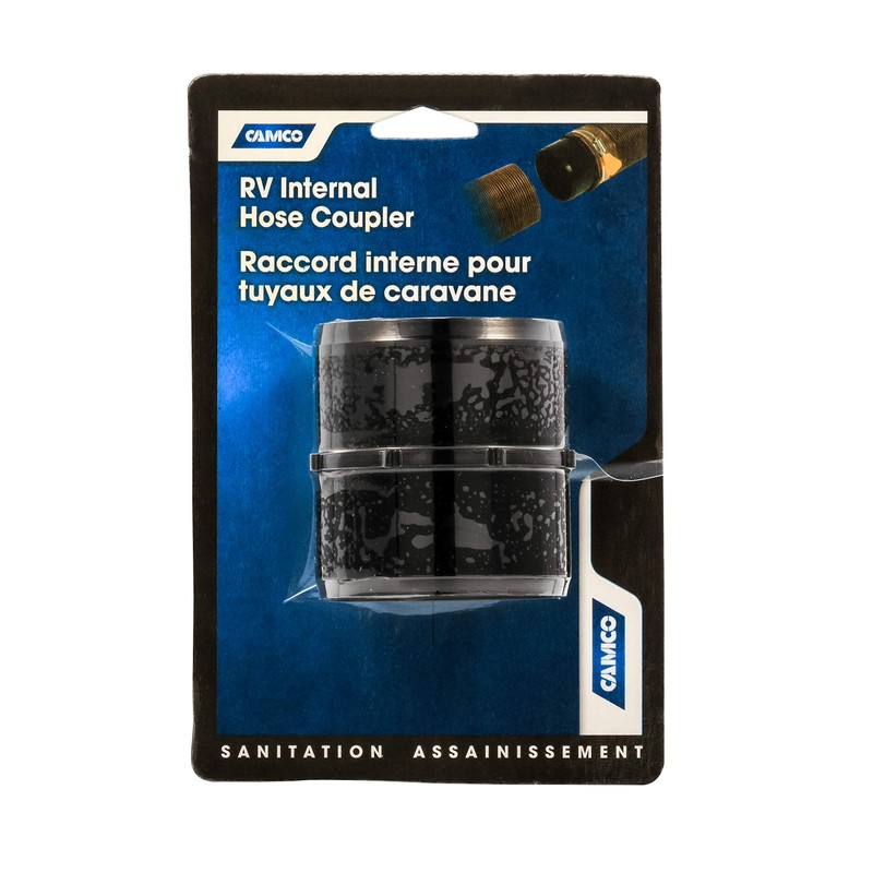 Camco 39203 Internal Hose Coupler Sewer Fitting , Black