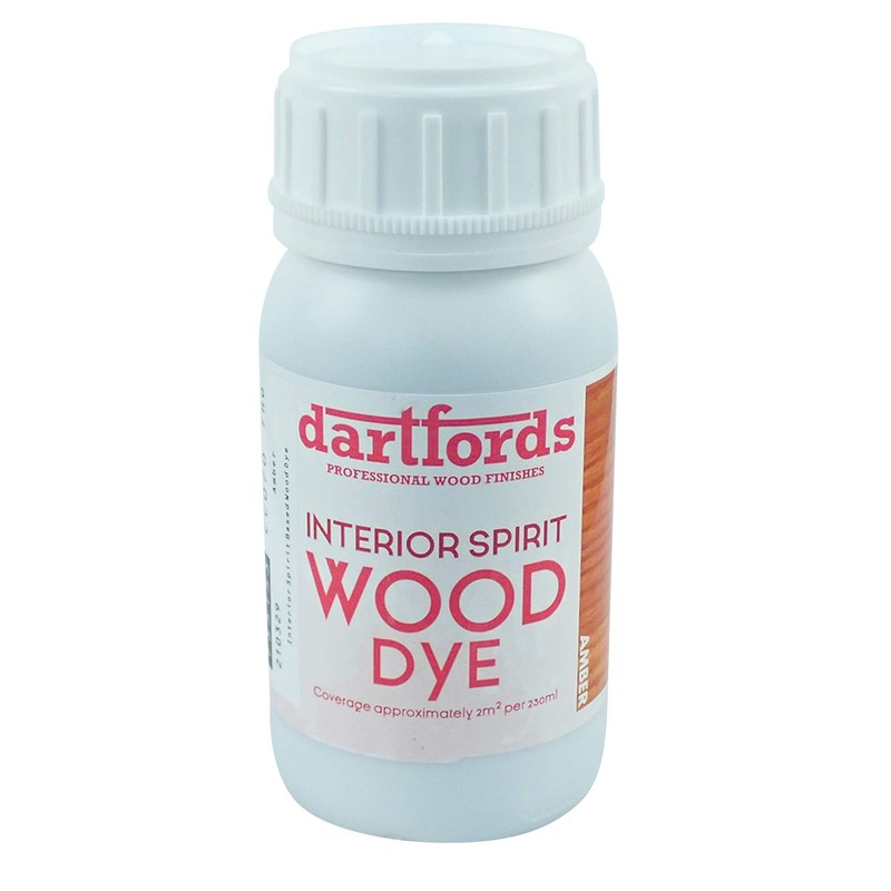 dartfords Amber Interior Spirit Based Wood Dye - 250ml Bottle