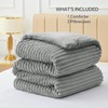 BEDELITE Fleece Twin Comforter Set -Super Soft & Warm Fluffy