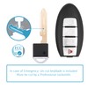 Keyless2Go Replacement for 4 Button Proximity Smart Key for Nissan