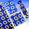 30pcs Tissue Paper Sheets, 20x14in Gold Ring Blue Cute Tissue