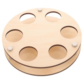 SUPVOX 1Set Wooden Golf Ball Display Case Decorative Holder for Stylish Golf Accessories Durable Golf Ball Rack Easy Installation and User Friendly Design