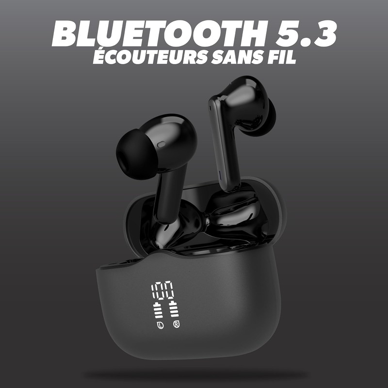T'nB Wireless Bluetooth Headphones Noise Cancelling Active Design with Touch