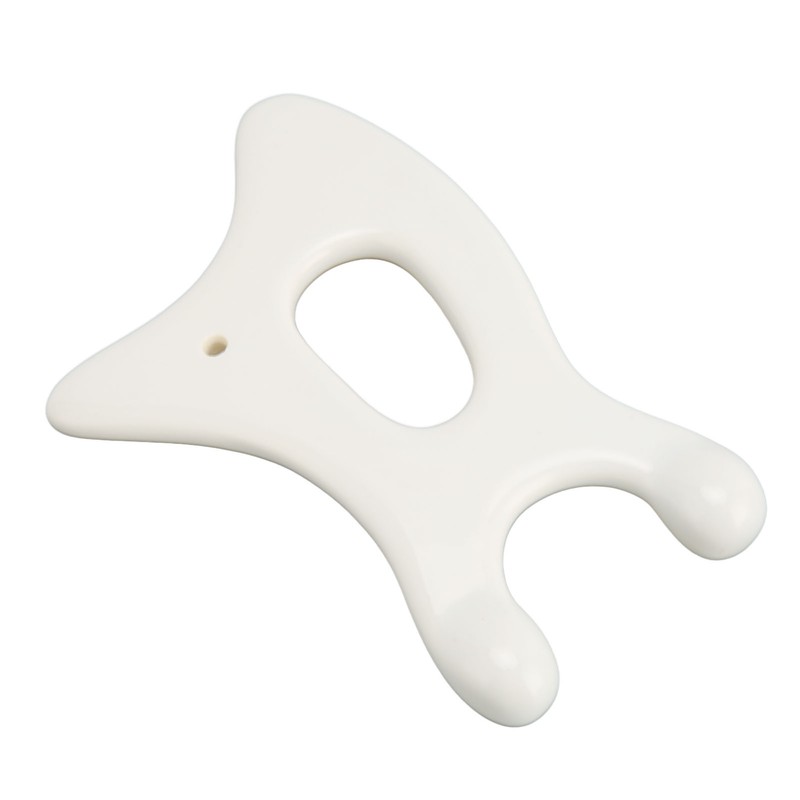 Ceramic Gua Sha Scraping Tool Ergonomic Rounded Edges Gua Sha