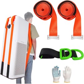 Moving Shoulder Straps, One-Person Shoulder Lifting and Moving Straps Adjustbale with Handle Lifting Straps for Harness Moving Furniture & Appliances Heavy Objects