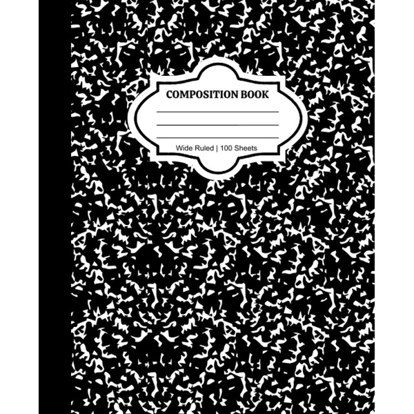Composition Notebook | Wide Ruled | Paper Paperback Cover |