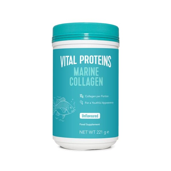 Vital Proteins Marine Collagen Peptides Powder Supplement - Hydrolyzed Collagen - 221g Canister