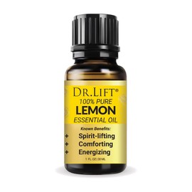 DR. LIFT Lemon Essential Oil, 1 oz - Made in America, Cruelty-Free, Aromatherapy