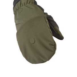 SealSkinz Unisex Windproof Cold Weather Convertible Mitt Gloves for Cold Weather (Pack of 1)
