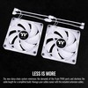 Thermaltake Ventilador CT120 ARGB para PC, Blanco, Paquete de 2