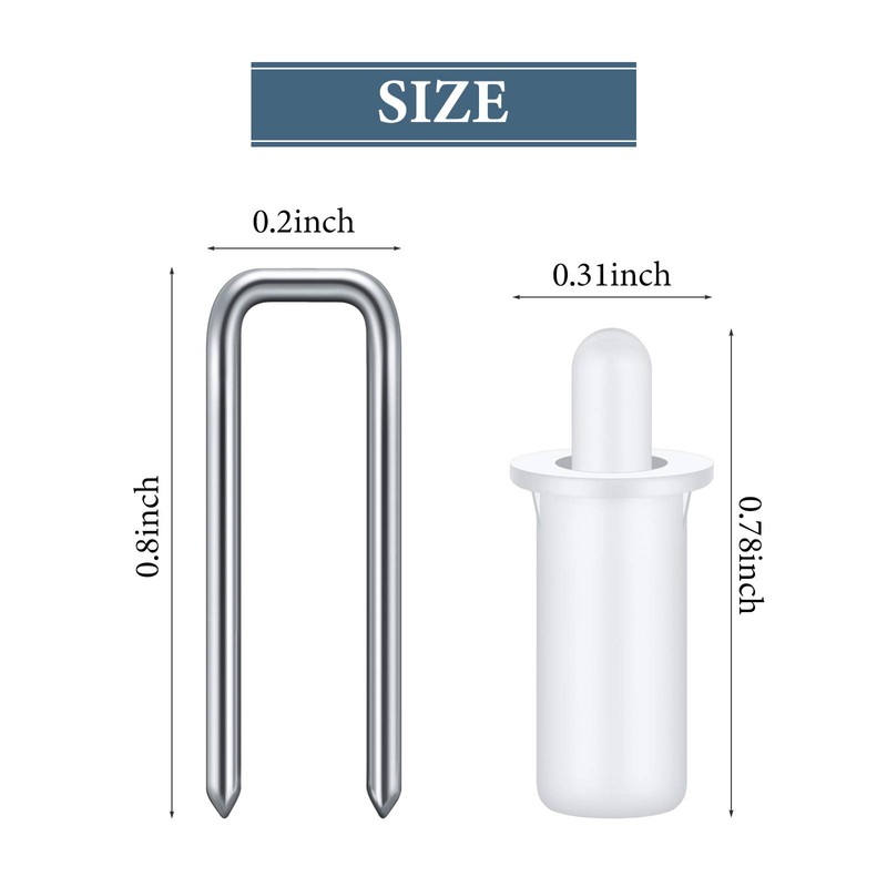 40 Pieces Plantation Shutter Repair Tool Set, Including 20 Spring