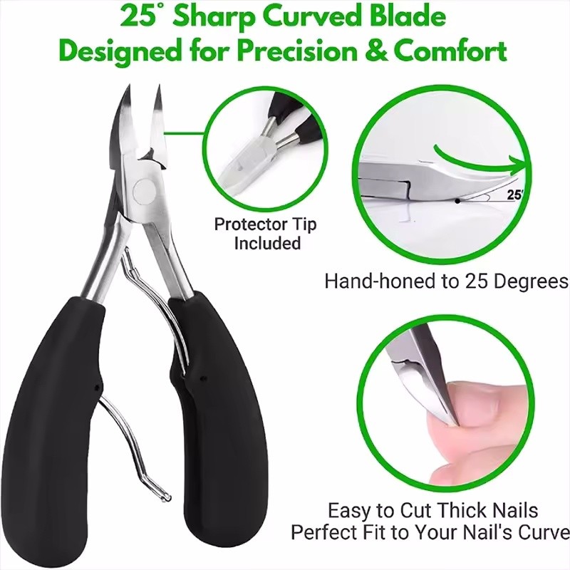 EZ Toenail Clippers Nail Cutters Professional Pedicure Paronychia Tools Manicure