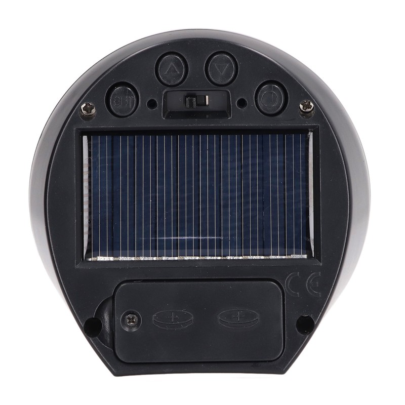 Car Digital Temperature Dashboard Clock Solar Powered Automatic Mini Car