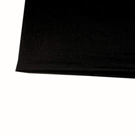 Premium Cotton Blend Broadcloth Poplin Fabric for Costumes and Crafting by The Yard(Black,1 Yard)