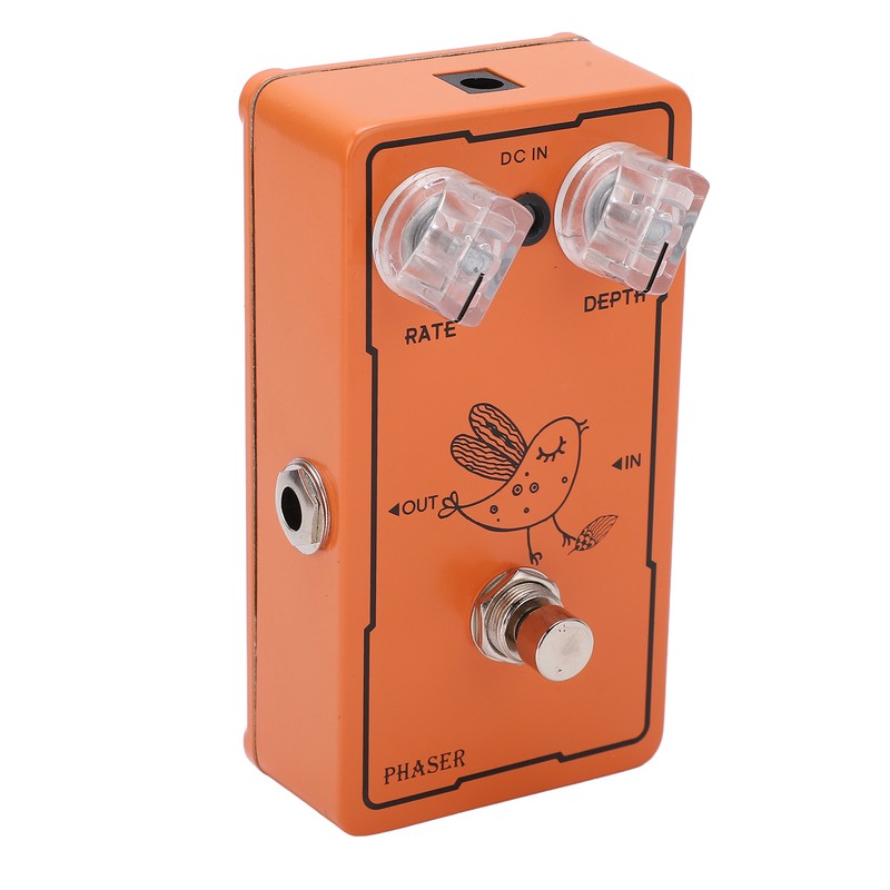 Phase Effect Metal Rate Depth Knobs Guitar Monoblock Phaser Pedal