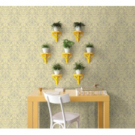 A-Street Prints 1014-001868 Gypsy Damask Wallpaper, Yellow