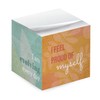 Positive Affirmations Zen Sticky Note Cube / 600 Sheets /