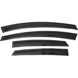 Tape On Window Visors Fits for 2010-2015 Toyota Prius (Exclude V Models), Side Auto Window Wind Deflectors, Ventshade, Rain Guards for Cars/Trucks