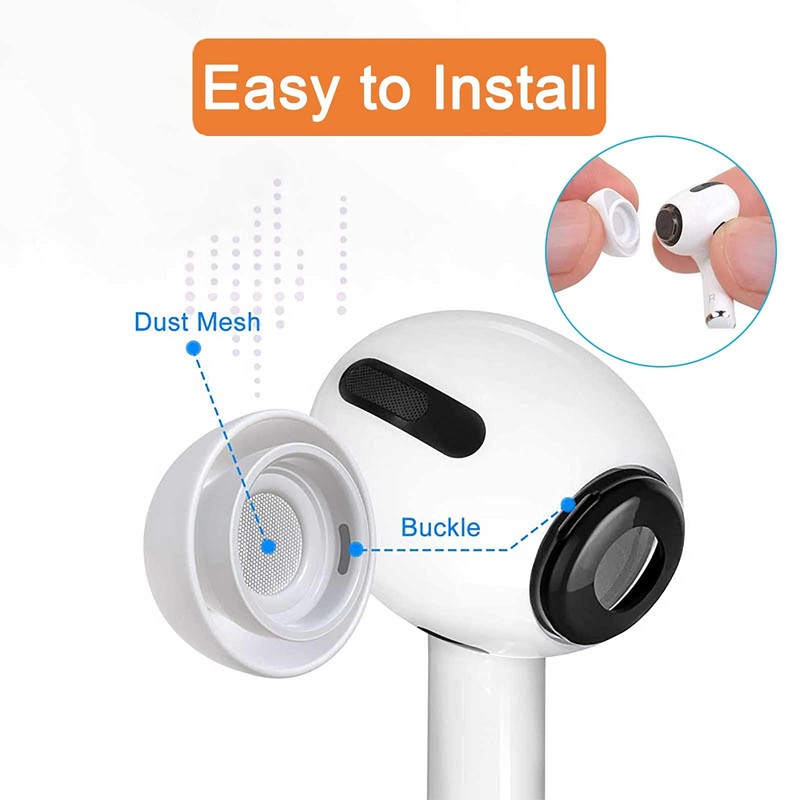 Replacement Ear Tips Ear Hooks for AirPods Pro Silicon Ear