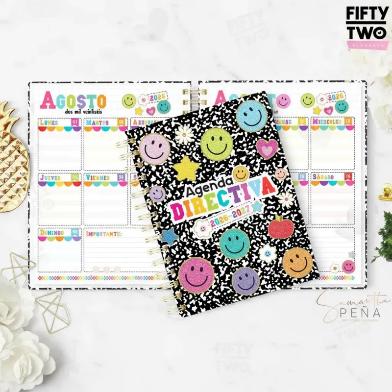 Agenda Premium Directiva Mod. Happy Compositions