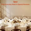 Sweese Plates and Bowls Sets,18 Pieces Modern Porcelain Dinnerware Set