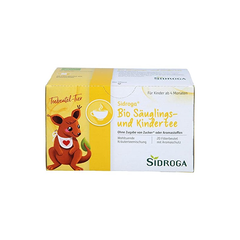 SIDROGA Organic Infant and Children's Tea Filter Bags Pack of