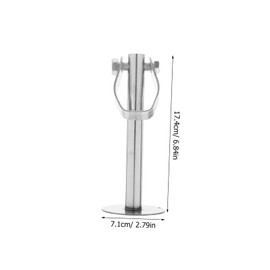 Kisangel Farm Salt Feeder Stand Cattle Sheep Salt Block Holder Stainless Steel Bracket Easy to Use and Clean
