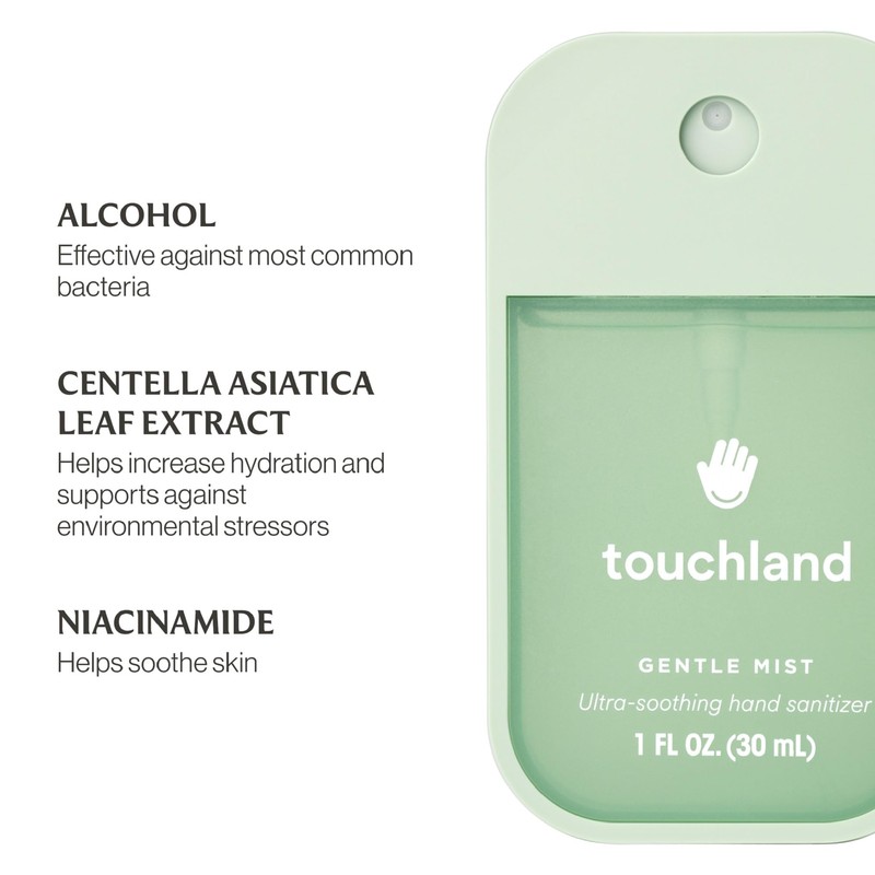 Touchland Glow Mist + Gentle Mist + White Mist Case,