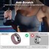 8 Pack Ultra-Thin Silicone Ring Covers for Oura Ring