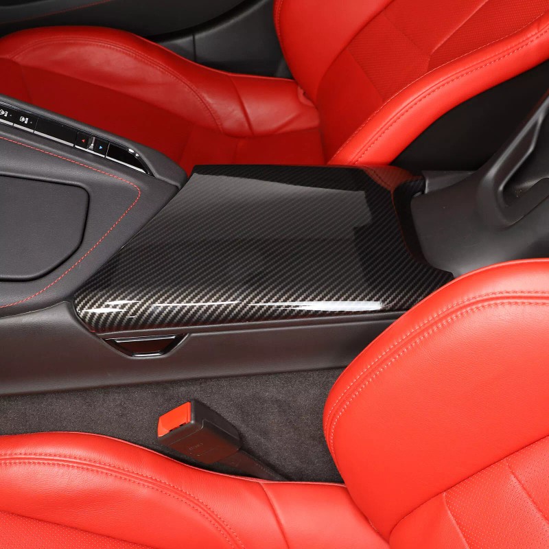 autopart2021 For C8 Corvette Stingray 20-25 Carbon Fiber ABS Console