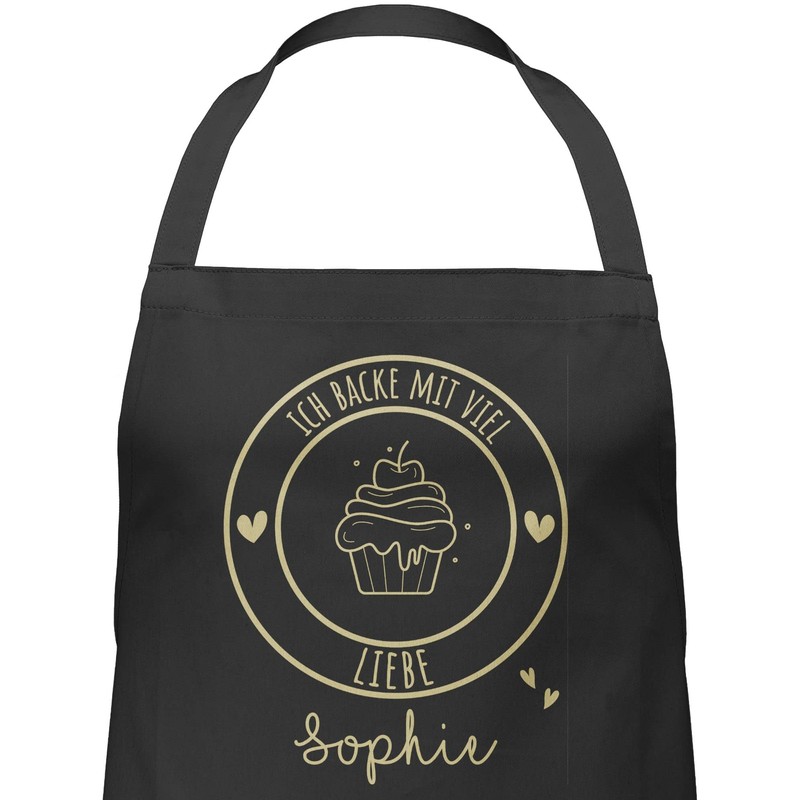 Geschenk mit Namen personalisiert by Shirtracer - Apron - Baking