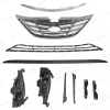 NAYSON 10PC For Sonata 2011-2014 Upper Lower Grille Fog lamps