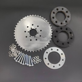 CDHPOWER Sprocket and Clamp Assembly 44 Teeth 6&9 Holes Sprocket & Sprocket Installation Set-66cc/80cc Gas Motor Engine Kit