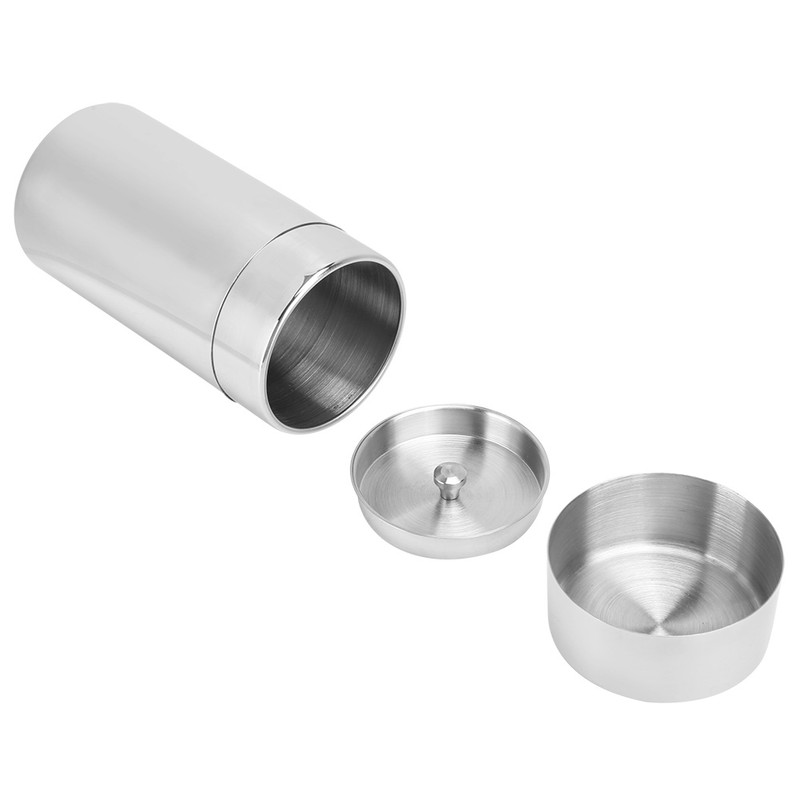 Portable 304 Stainless Steel Sealed Tea Leaf Storage Jar Canister
