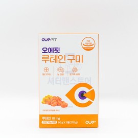 오에핏 루테인 구미 270g(90개) 건강기능식품 눈건강 마리골드꽃추출물 함유 Oepit Lutein Gummies 270g (90 pieces) Health Supplement for Eye Health with Marigold Flower Extract