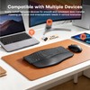 MOKURU Wireless Ergonomic Keyboard, Split Keyboard with Wrist Rest, Full