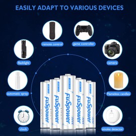 Fuspower AA Batteries 1.5V LR6 AA AM3 Batteries Double A Alkaline Batteries for Clock Toys Remote 25 Pack