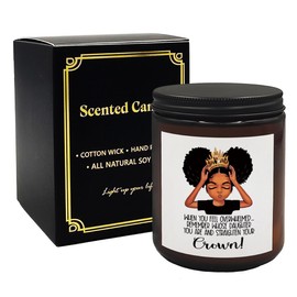 Mancheng-zi Daughter Gift from Mom Dad, Birthday Gifts for Daughter, Sentimental Gifts for Daughter, When You Feel Overwhelmed Remember Whose Daughter You are Scented Candles Gifts