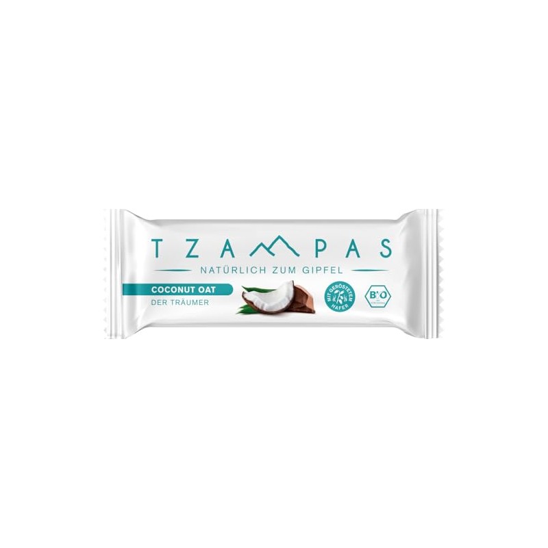 TZAMPAS Coconut Oat Energy Bar – The Dreamer. Naturally to