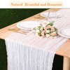 White Table Runner,Long table runner 90×300cm(35"x118"),for Wedding Table Decoration ,Birthday