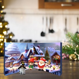 Ayizhiniu Gnome Advent Calendar 2024, Christmas Gnome Advent Calendar 24 Days, Gnome Doll Christmas Countdown Calendar, Suitable Children's Christmas Toy