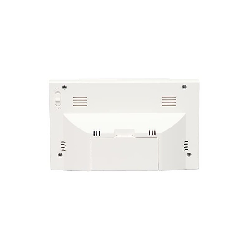 Seiko Clock SQ789W Table Clock, White, Product Size: 3.6 x