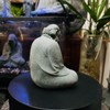 livelyfish Zen Aquarium Buddha Decorations, Buddha Statue for Home Decor,