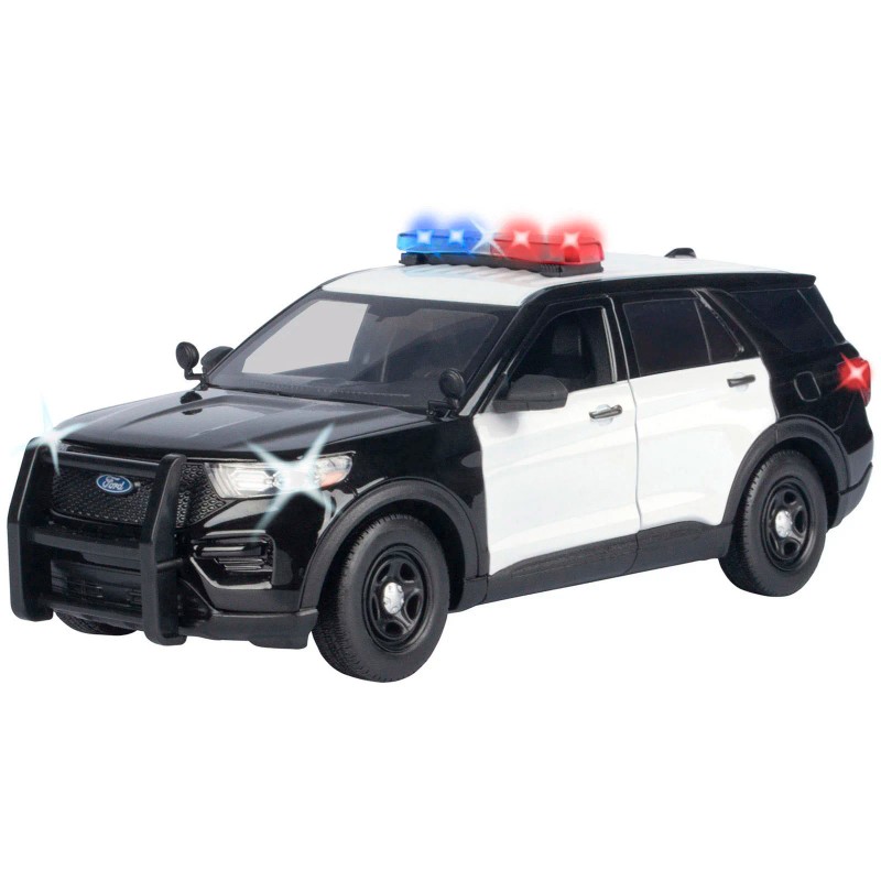 2022 Ford Police Interceptor Utility DCD Black and White 'Builder's