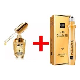 Mafab Kit Bioaqua 24k Gold Acido Hialuronico Colágeno 2pz Full