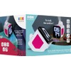 Bigben Retro Cube Alarm Clock with Projector White/Pink
