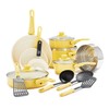 GreenLife 16 Piece Nonstick Cookware Set, Soft Grip Non-Toxic PFAS-Free